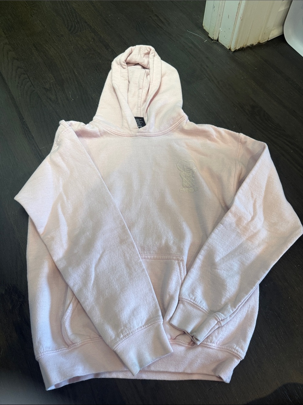 Overtime Light Pink Hooded Women's Sweater